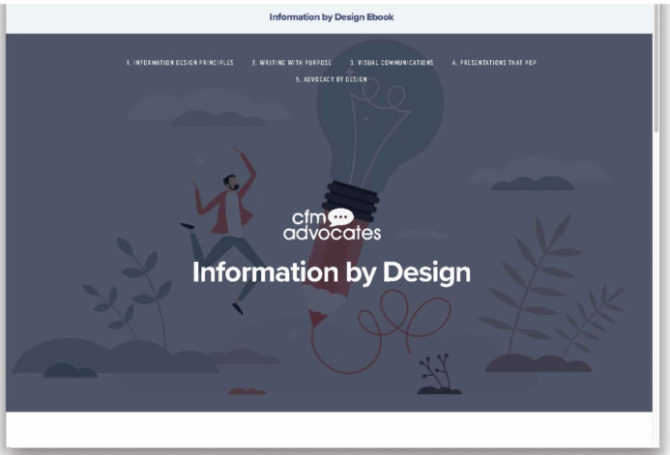 Image for New CFM Ebook Shares Secrets of Information by Design