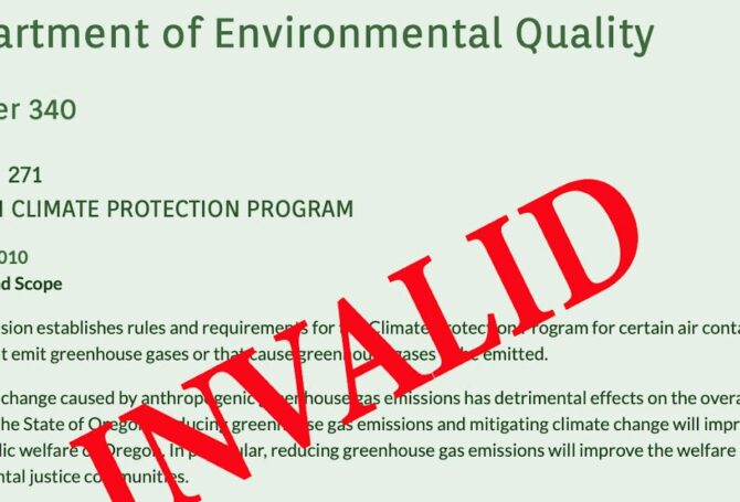 Image for DEQ to Redo Climate Protection Rulemaking